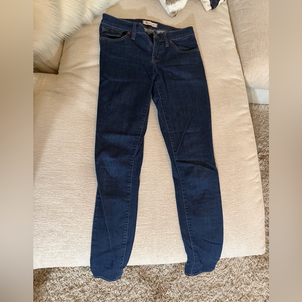 Madewell Dark Blue Skinny Jeans